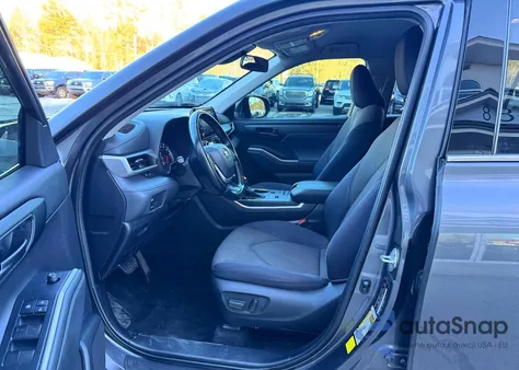 2022 Toyota Highlander Le z USA, uszkodzony, nr VIN 5TDZZRAH3NS543790